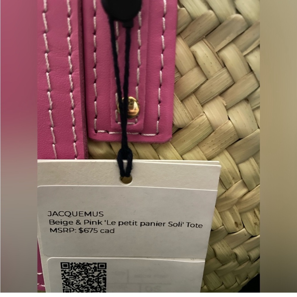 Jacquemus Le Petit Panier Soli Basket Bag (Pink) - Picture 13 of 17